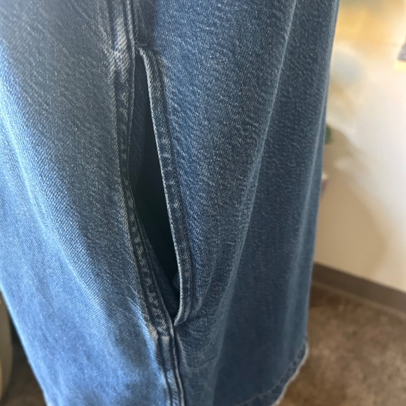 Rag & Bone Blue Denim Cotton Short Sleeve Dress size SP - Picture 8 of 13